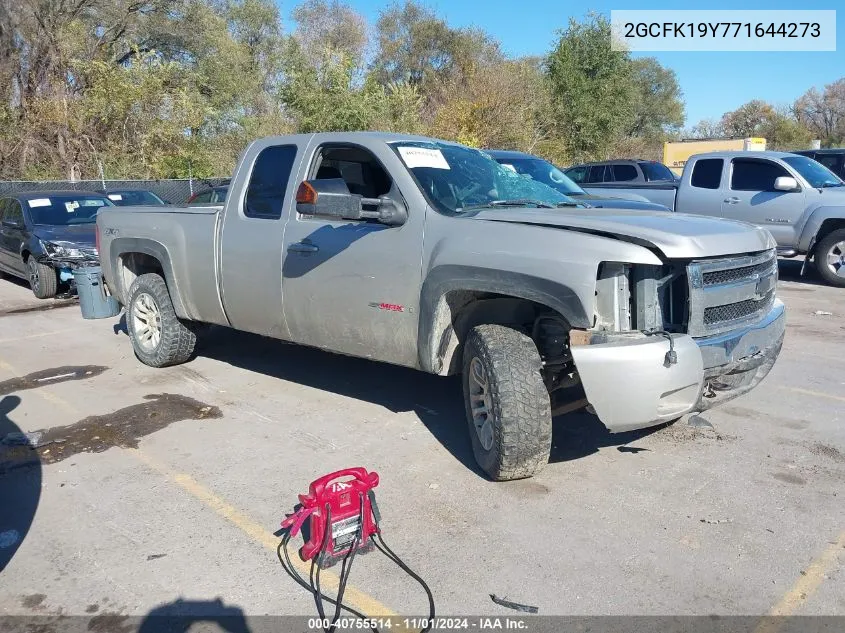 2007 Chevrolet Silverado 1500 Ltz VIN: 2GCFK19Y771644273 Lot: 40755514