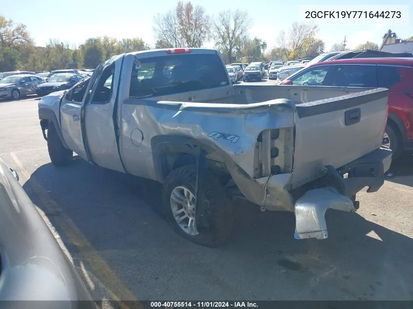 2007 Chevrolet Silverado 1500 Ltz VIN: 2GCFK19Y771644273 Lot: 40755514