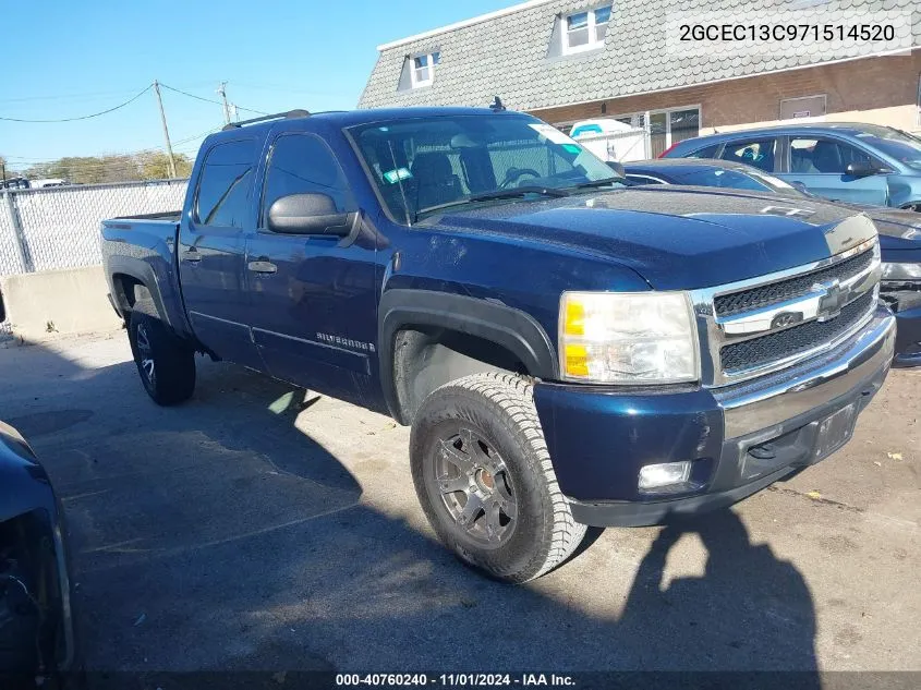 2007 Chevrolet Silverado 1500 Lt1 VIN: 2GCEC13C971514520 Lot: 40760240