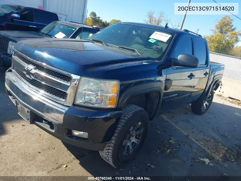 2007 Chevrolet Silverado 1500 Lt1 VIN: 2GCEC13C971514520 Lot: 40760240