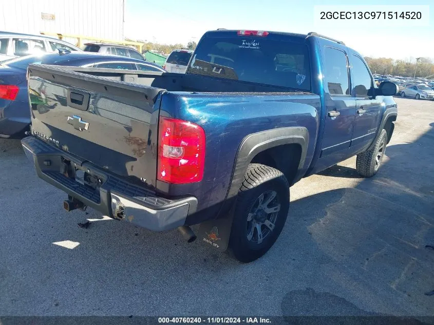 2007 Chevrolet Silverado 1500 Lt1 VIN: 2GCEC13C971514520 Lot: 40760240