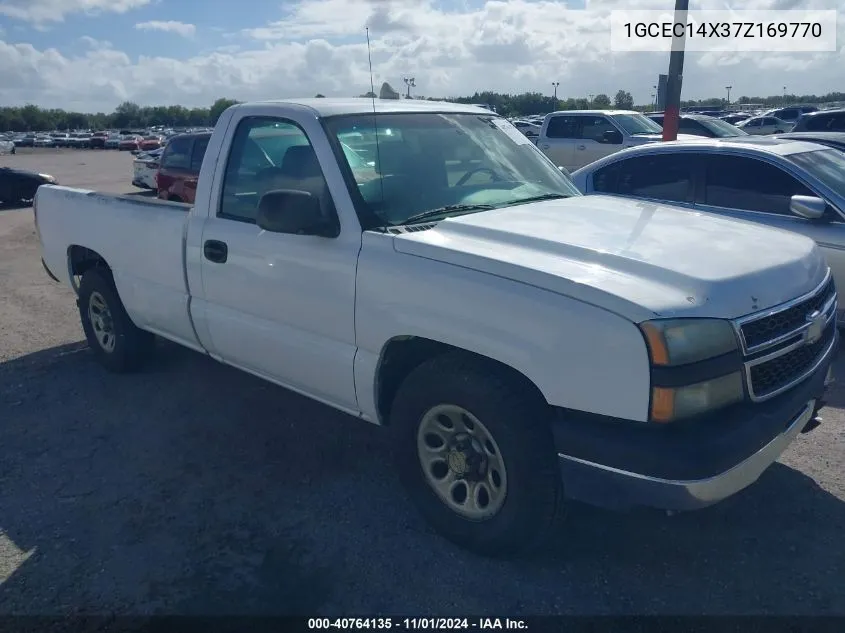 2007 Chevrolet Silverado 1500 Classic Work Truck VIN: 1GCEC14X37Z169770 Lot: 40764135