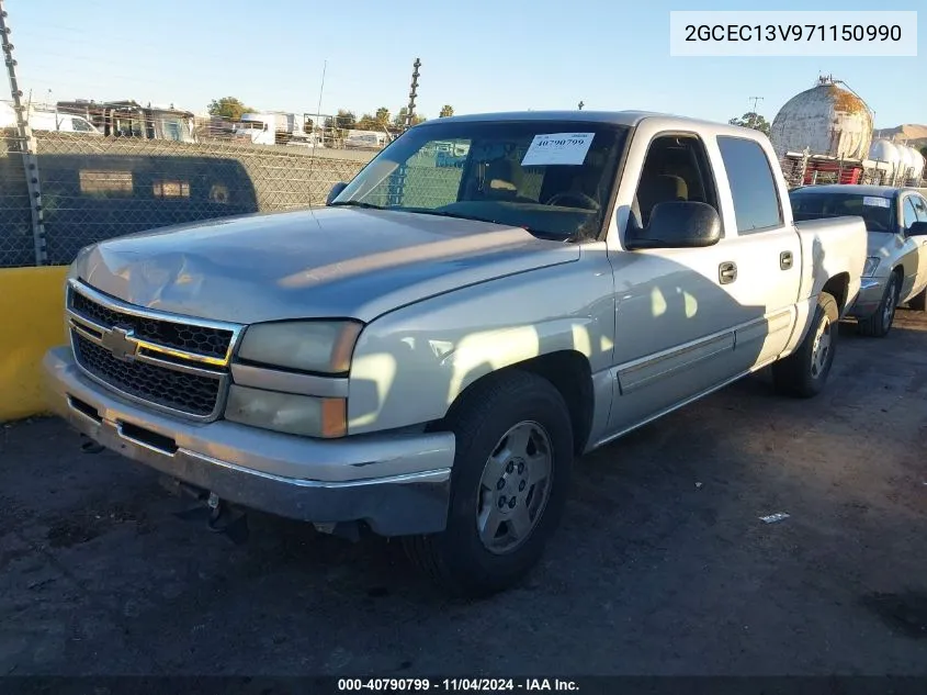 2007 Chevrolet Silverado 1500 Classic Ls VIN: 2GCEC13V971150990 Lot: 40790799