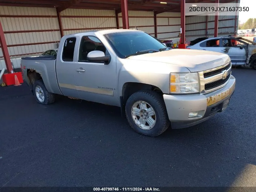 2007 Chevrolet Silverado K1500 VIN: 2GCEK19JX71637350 Lot: 40799746