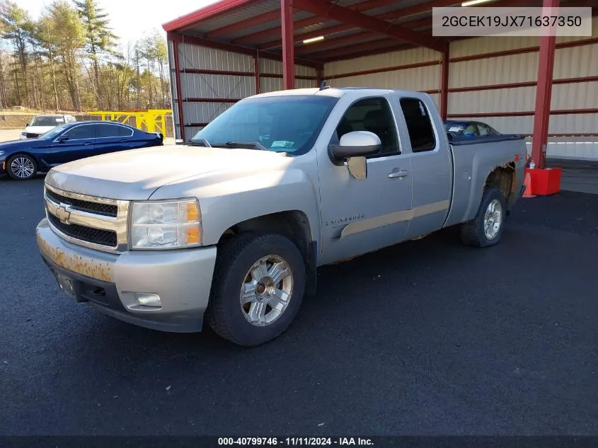 2007 Chevrolet Silverado K1500 VIN: 2GCEK19JX71637350 Lot: 40799746