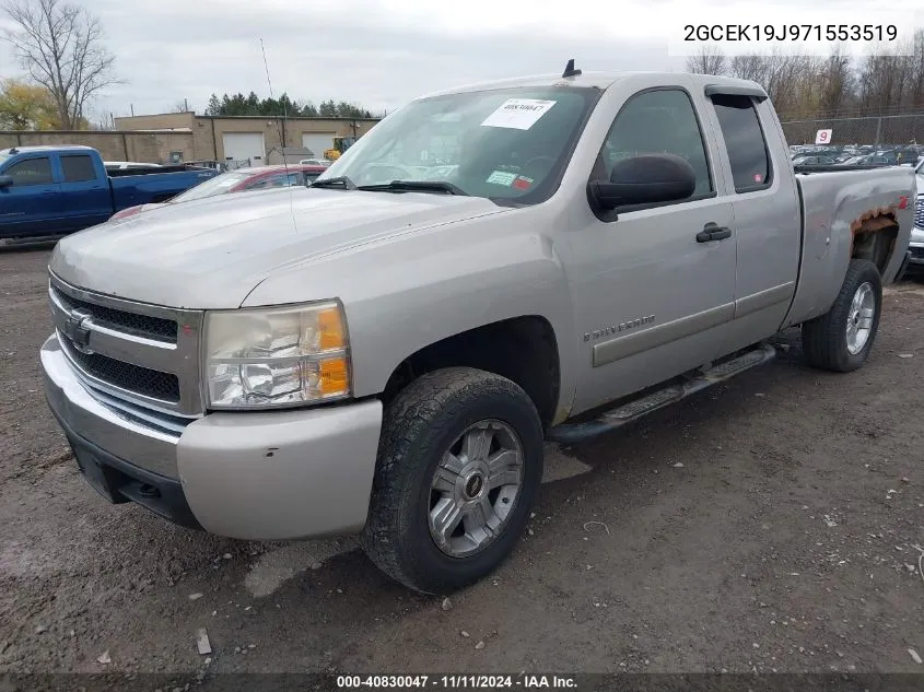 2007 Chevrolet Silverado 1500 Lt1 VIN: 2GCEK19J971553519 Lot: 40830047