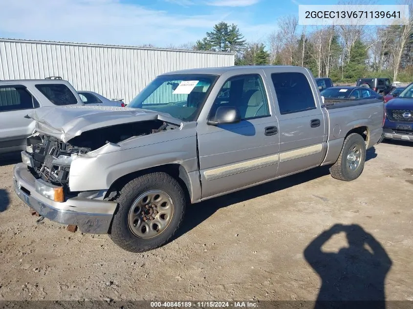 2007 Chevrolet Silverado 1500 Classic Ls VIN: 2GCEC13V671139641 Lot: 40845189