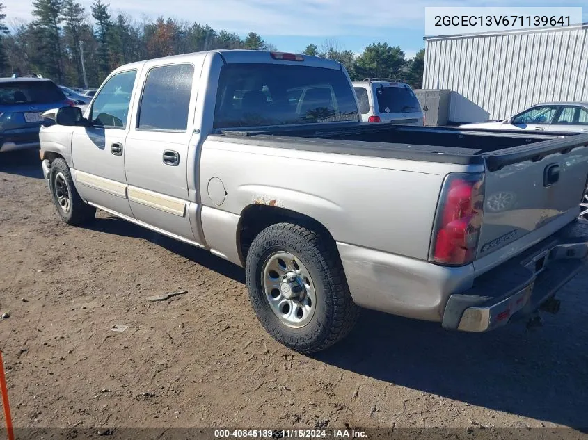 2007 Chevrolet Silverado 1500 Classic Ls VIN: 2GCEC13V671139641 Lot: 40845189