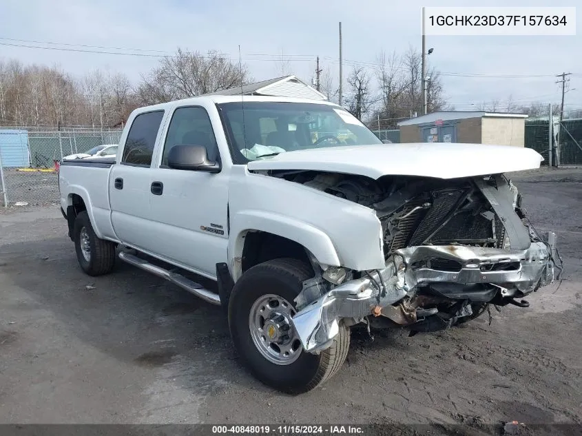 2007 Chevrolet Silverado 2500Hd Classic Lt1 VIN: 1GCHK23D37F157634 Lot: 40848019