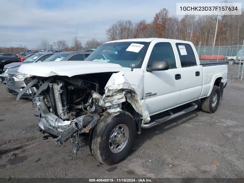 2007 Chevrolet Silverado 2500Hd Classic Lt1 VIN: 1GCHK23D37F157634 Lot: 40848019