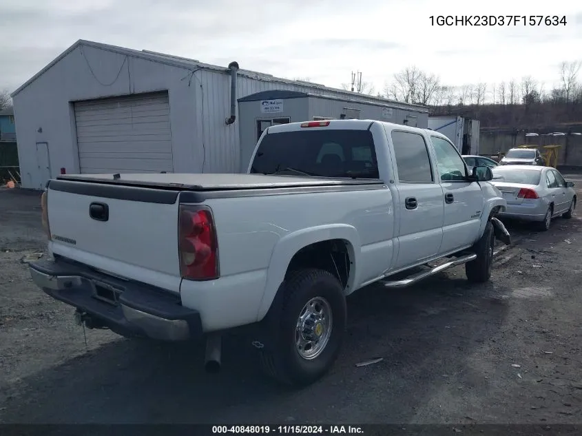 2007 Chevrolet Silverado 2500Hd Classic Lt1 VIN: 1GCHK23D37F157634 Lot: 40848019