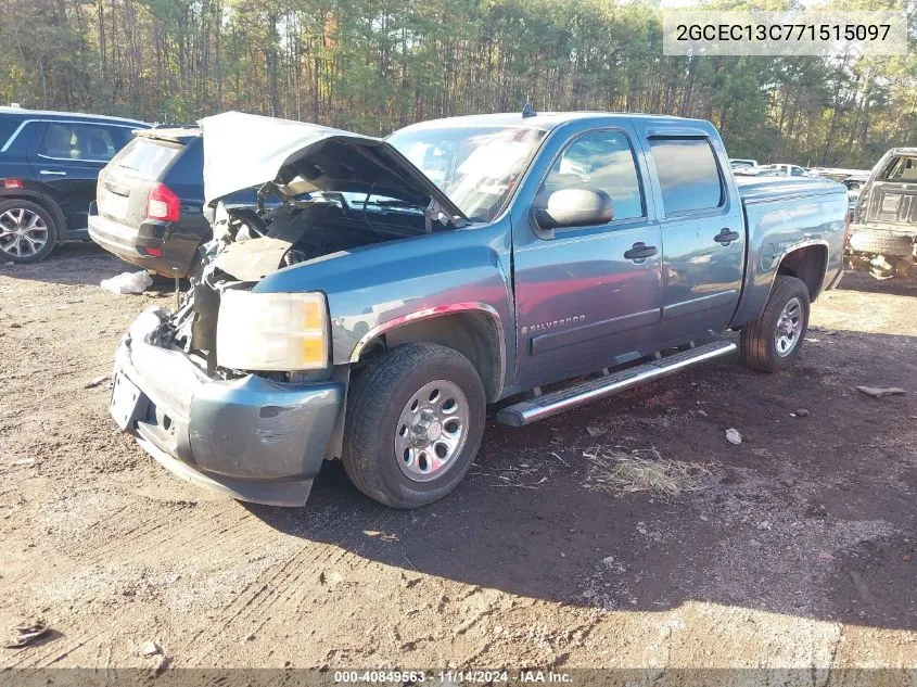 2007 Chevrolet Silverado 1500 Lt1 VIN: 2GCEC13C771515097 Lot: 40849563