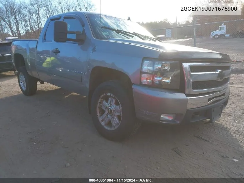 2007 Chevrolet Silverado 1500 Lt1 VIN: 2GCEK19J071675900 Lot: 40851984