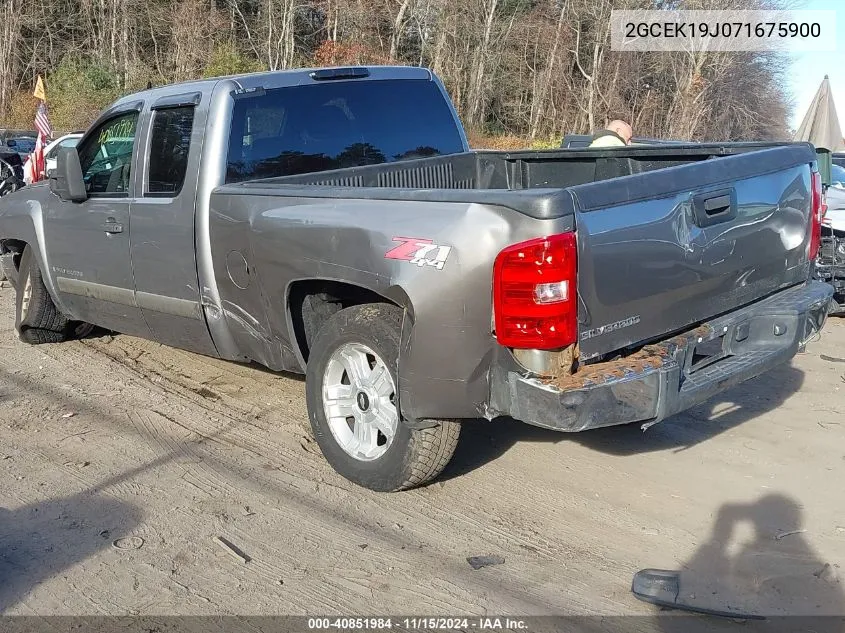 2007 Chevrolet Silverado 1500 Lt1 VIN: 2GCEK19J071675900 Lot: 40851984