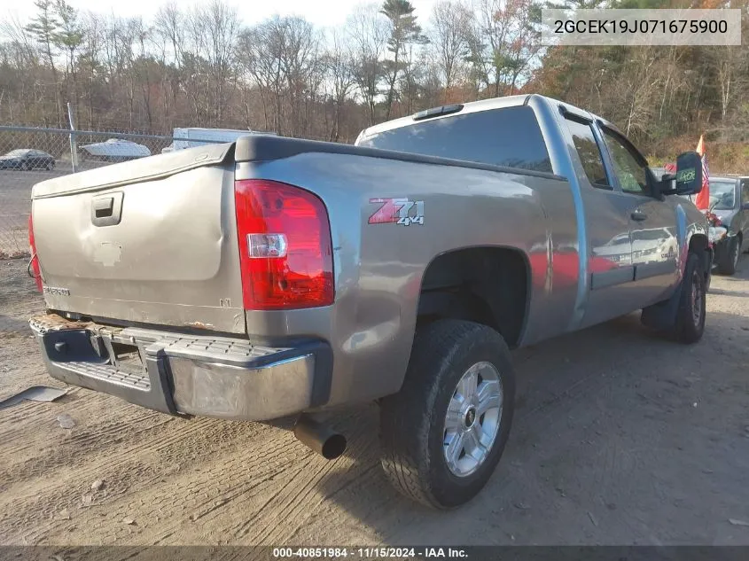 2007 Chevrolet Silverado 1500 Lt1 VIN: 2GCEK19J071675900 Lot: 40851984