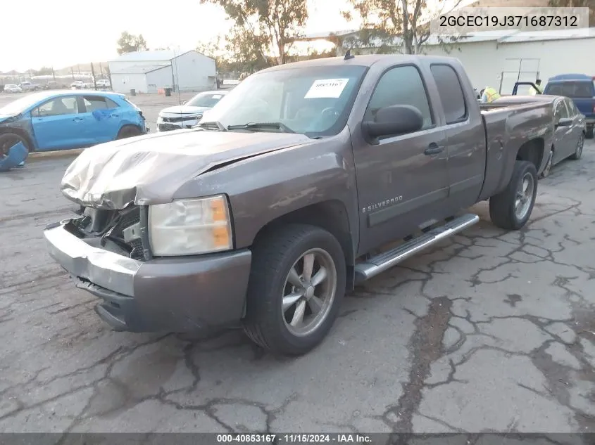 2007 Chevrolet Silverado 1500 Lt1 VIN: 2GCEC19J371687312 Lot: 40853167