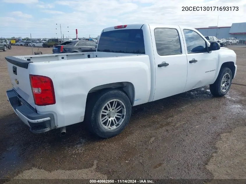 2007 Chevrolet Silverado 1500 Work Truck VIN: 2GCEC130171693173 Lot: 40862950