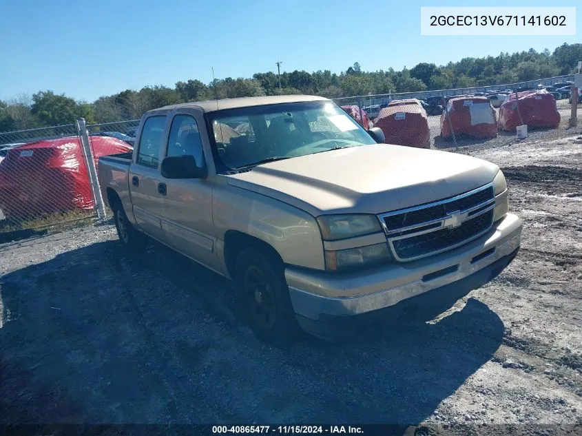 2007 Chevrolet Silverado 1500 Classic Ls VIN: 2GCEC13V671141602 Lot: 40865477