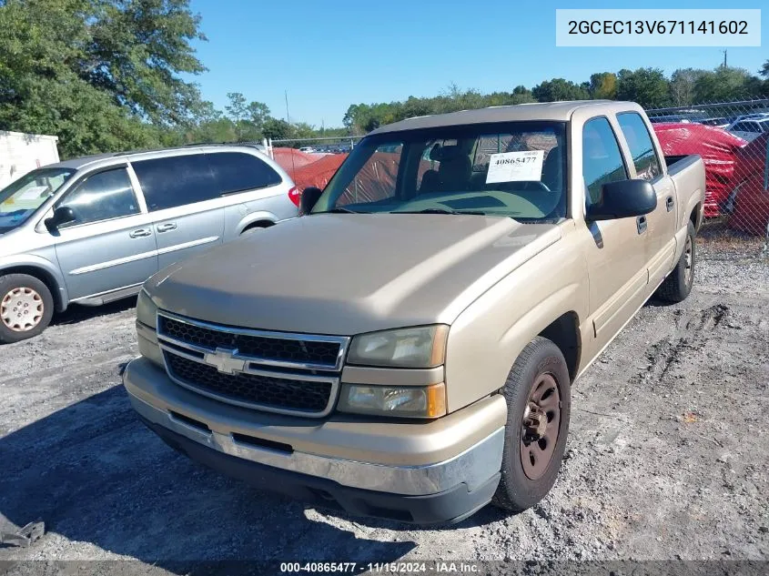 2007 Chevrolet Silverado 1500 Classic Ls VIN: 2GCEC13V671141602 Lot: 40865477