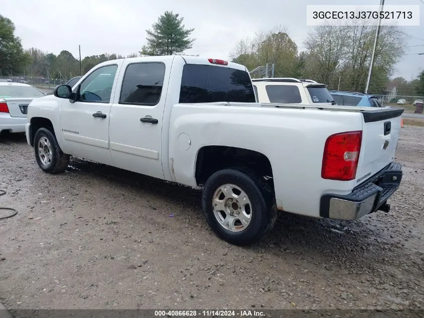 2007 Chevrolet Silverado 1500 Lt2 VIN: 3GCEC13J37G521713 Lot: 40866628