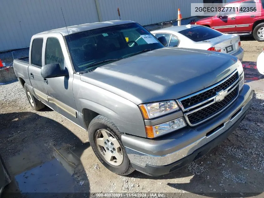 2007 Chevrolet Silverado 1500 Classic Lt1 VIN: 2GCEC13Z771142356 Lot: 40870891