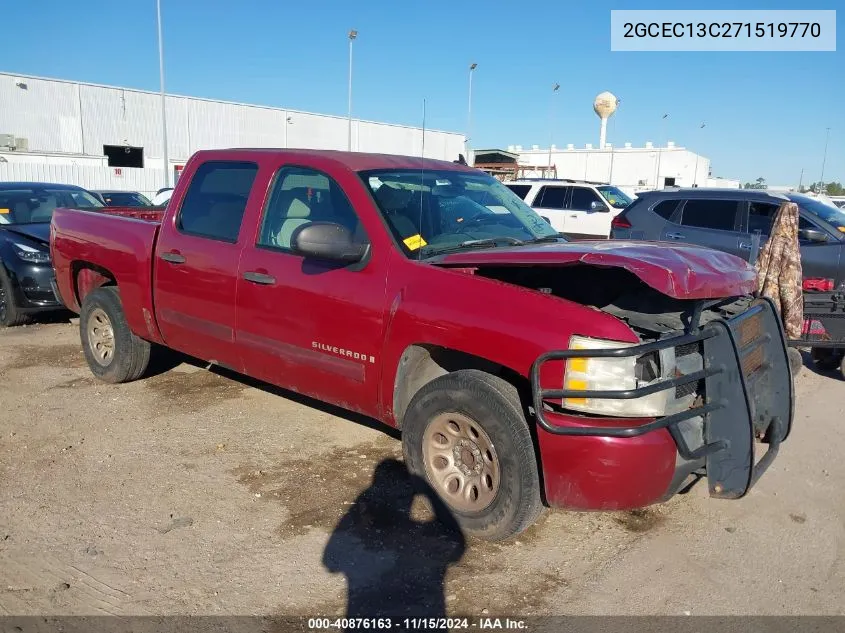 2007 Chevrolet Silverado 1500 Lt1 VIN: 2GCEC13C271519770 Lot: 40876163