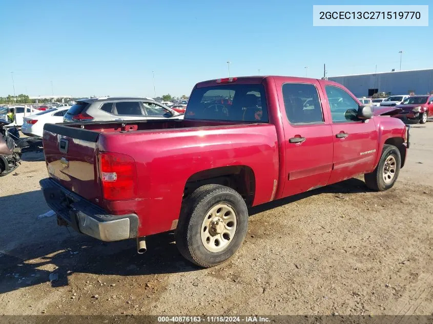 2007 Chevrolet Silverado 1500 Lt1 VIN: 2GCEC13C271519770 Lot: 40876163