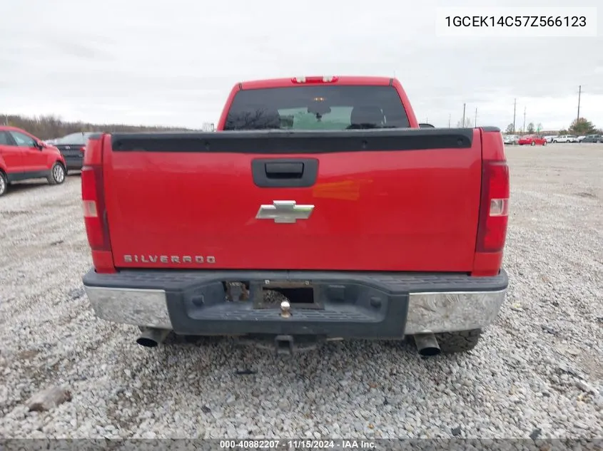 2007 Chevrolet Silverado 1500 Work Truck VIN: 1GCEK14C57Z566123 Lot: 40882207