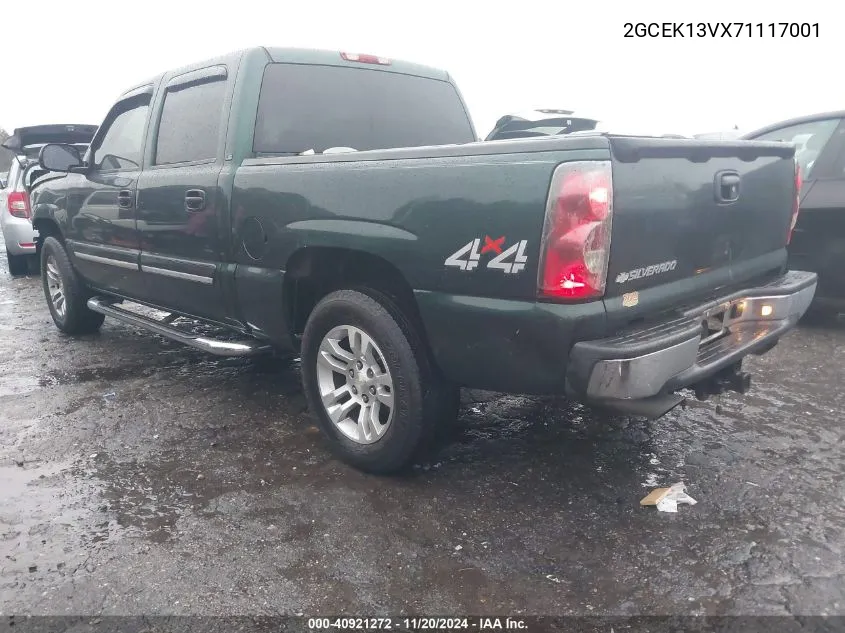 2007 Chevrolet Silverado 1500 Classic Ls VIN: 2GCEK13VX71117001 Lot: 40921272