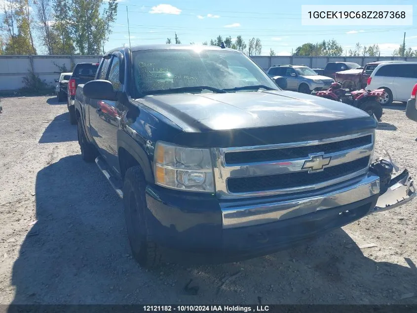 2008 Chevrolet Silverado 1500 VIN: 1GCEK19C68Z287368 Lot: 12121182