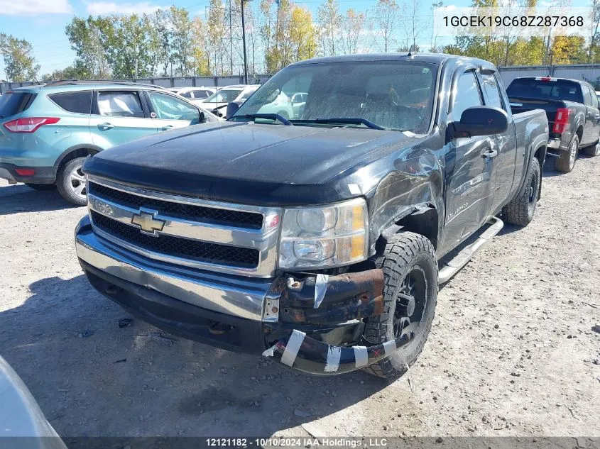 2008 Chevrolet Silverado 1500 VIN: 1GCEK19C68Z287368 Lot: 12121182