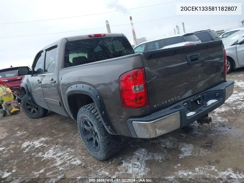 2008 Chevrolet Silverado 1500 Ltz VIN: 2GCEK133581182807 Lot: 38567415