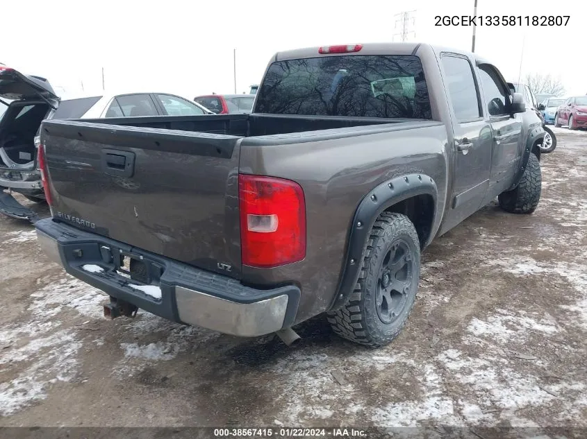 2008 Chevrolet Silverado 1500 Ltz VIN: 2GCEK133581182807 Lot: 38567415