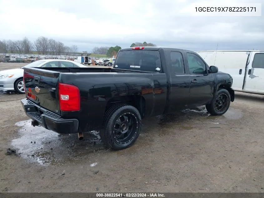 2008 Chevrolet Silverado 1500 Work Truck VIN: 1GCEC19X78Z225171 Lot: 38822541