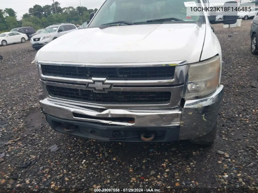 2008 Chevrolet Silverado 2500Hd Work Truck VIN: 1GCHK23K18F146485 Lot: 39097558