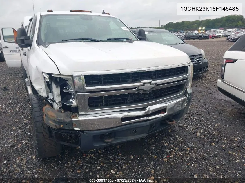 2008 Chevrolet Silverado 2500Hd Work Truck VIN: 1GCHK23K18F146485 Lot: 39097558