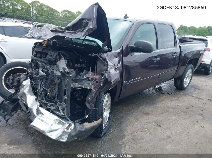 2008 Chevrolet Silverado 1500 Lt1 VIN: 2GCEK13J081285860 Lot: 39271540