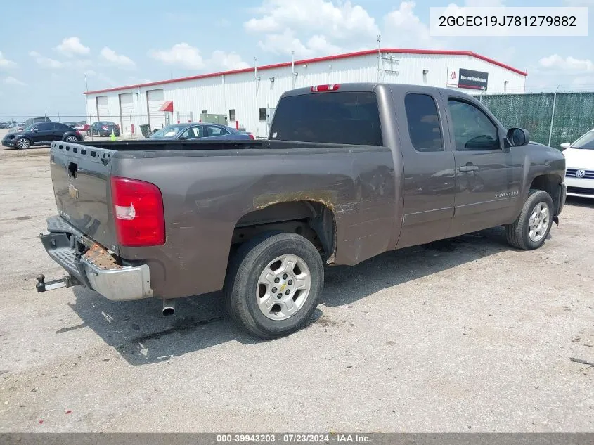 2GCEC19J781279882 2008 Chevrolet Silverado 1500 Lt1