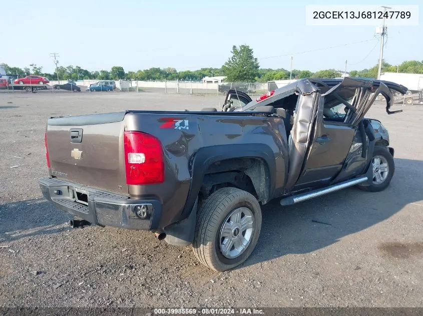 2GCEK13J681247789 2008 Chevrolet Silverado 1500 Lt1