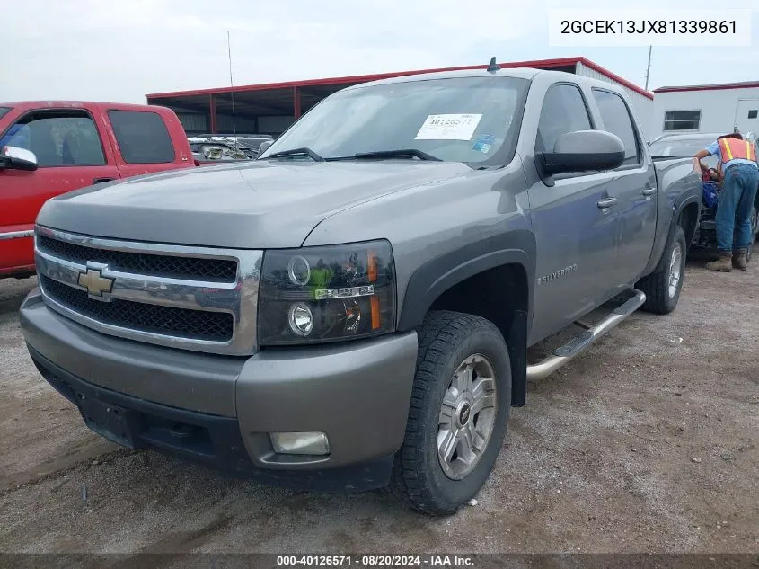 2008 Chevrolet Silverado 1500 Ltz VIN: 2GCEK13JX81339861 Lot: 40126571