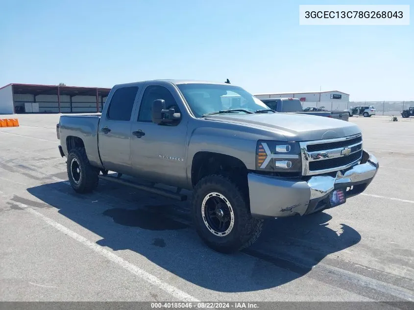 2008 Chevrolet Silverado 1500 Ls VIN: 3GCEC13C78G268043 Lot: 40185046