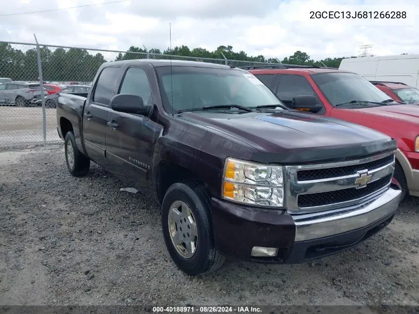 2GCEC13J681266288 2008 Chevrolet Silverado 1500 Lt1