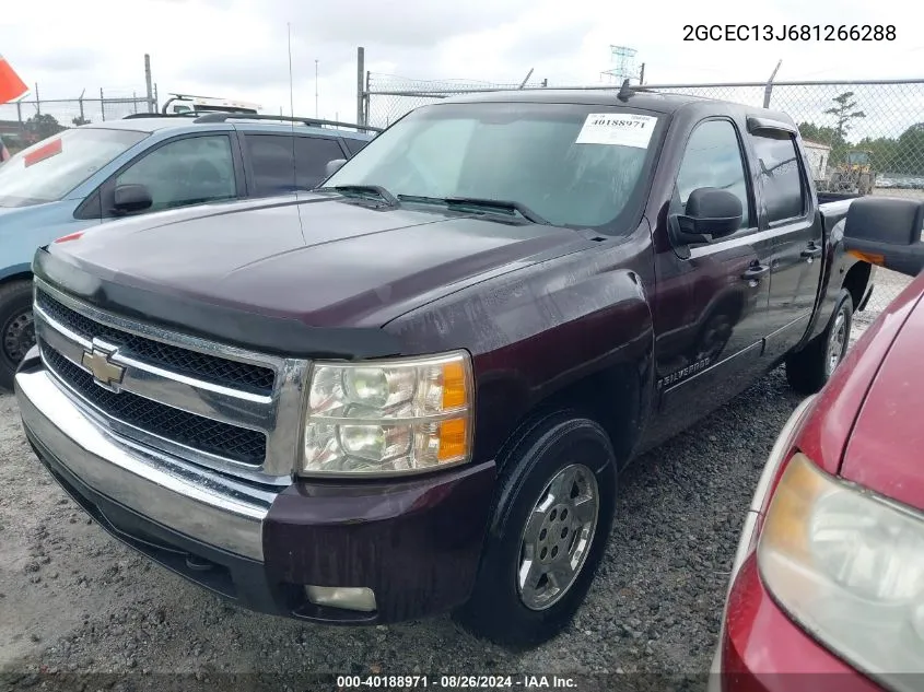 2GCEC13J681266288 2008 Chevrolet Silverado 1500 Lt1