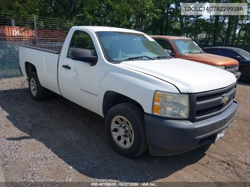 2008 Chevrolet Silverado 1500 Work Truck VIN: 1GCEC14C78Z299386 Lot: 40198630