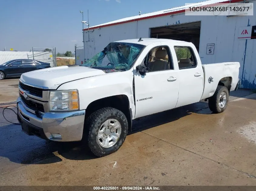 2008 Chevrolet Silverado 2500Hd Ltz VIN: 1GCHK23K68F143677 Lot: 40225801