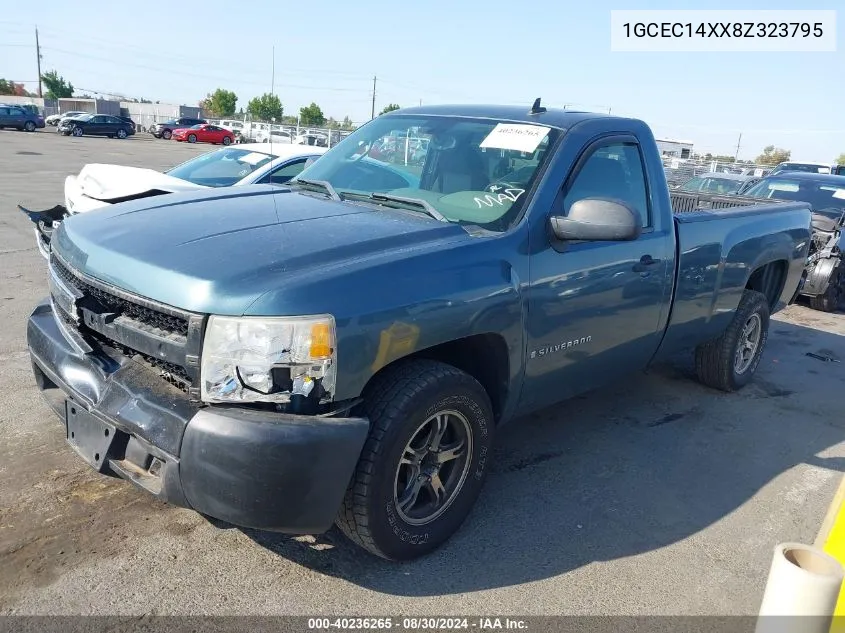 2008 Chevrolet Silverado 1500 Work Truck VIN: 1GCEC14XX8Z323795 Lot: 40236265