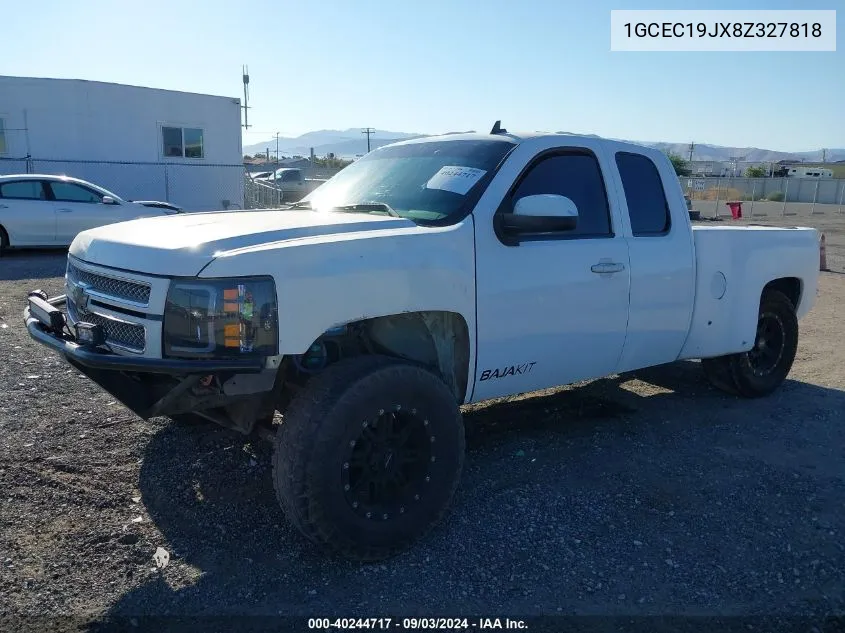 2008 Chevrolet Silverado 1500 Lt1 VIN: 1GCEC19JX8Z327818 Lot: 40244717