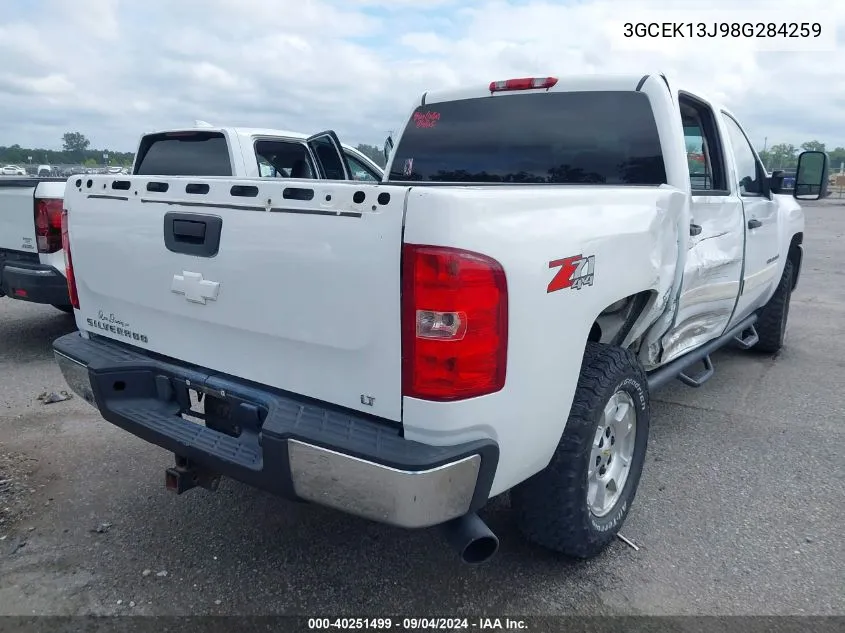 3GCEK13J98G284259 2008 Chevrolet Silverado 1500 Lt2