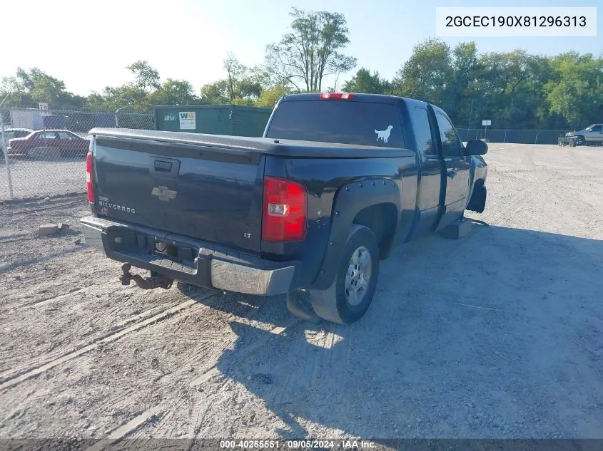 2008 Chevrolet Silverado 1500 Lt1 VIN: 2GCEC190X81296313 Lot: 40255551