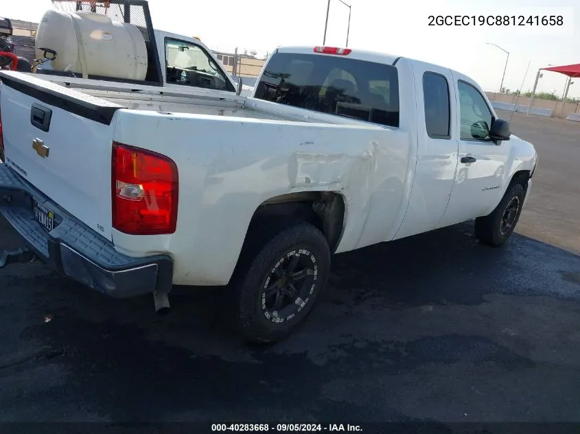 2008 Chevrolet Silverado 1500 Work Truck VIN: 2GCEC19C881241658 Lot: 40283668